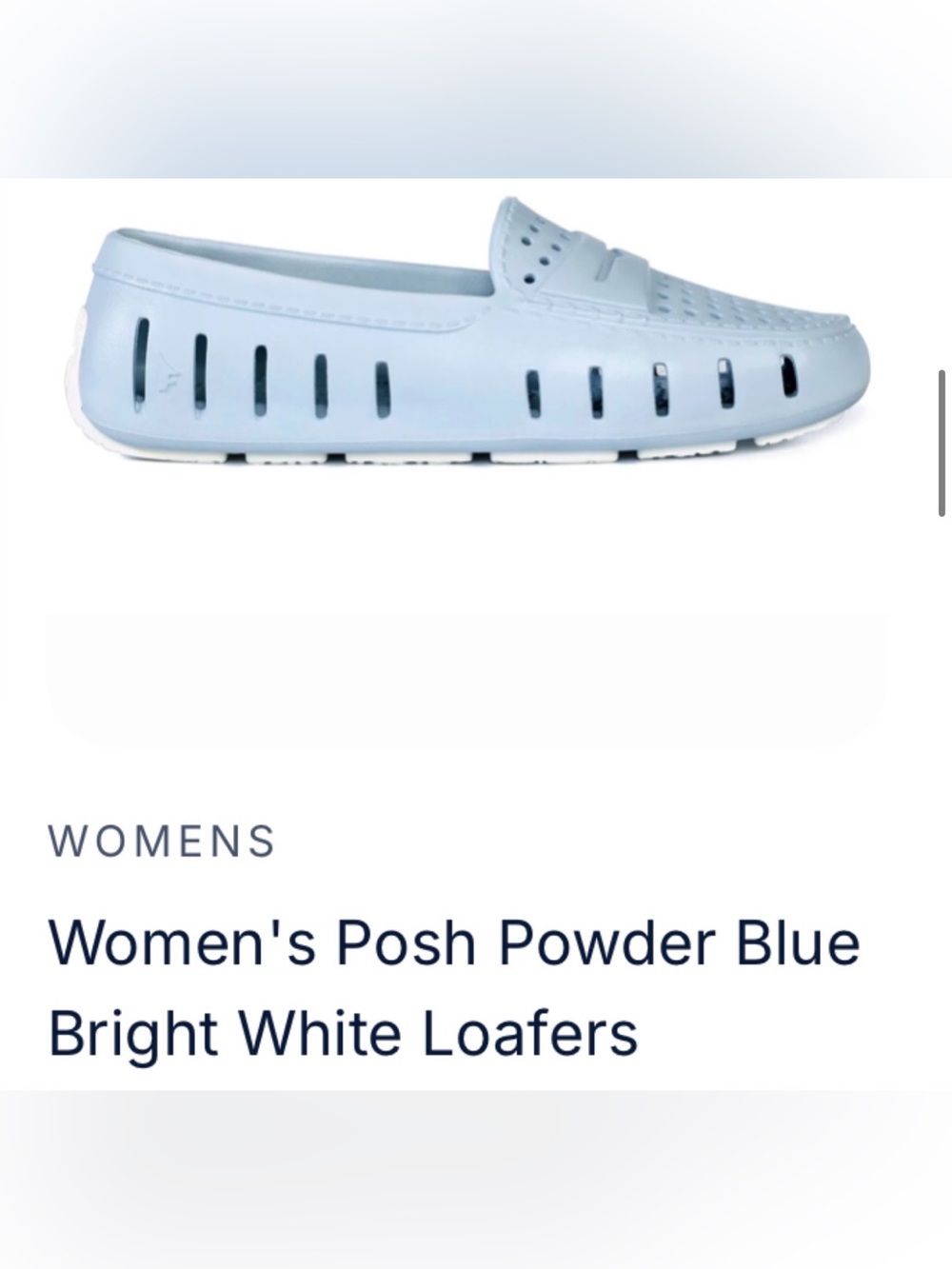 Womens Floafers - size 8